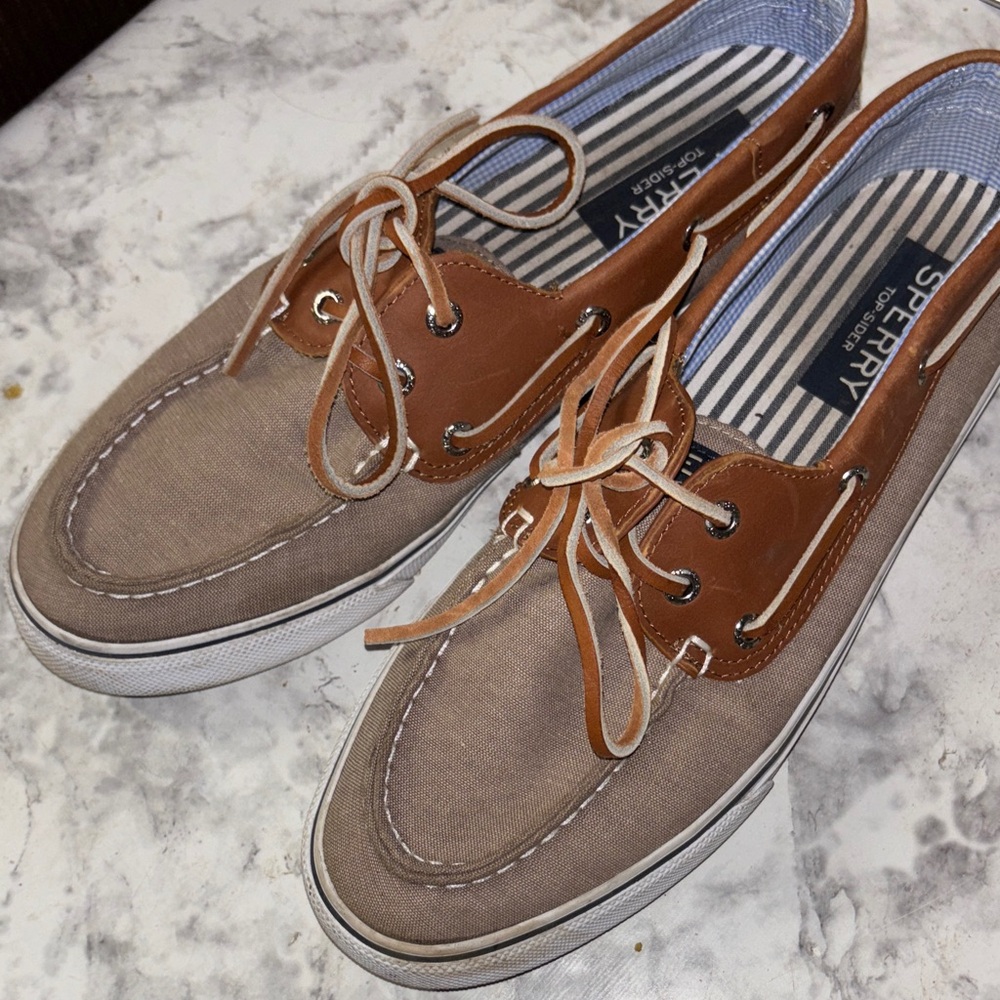 Sperry Men's Brown and Tan Boat Shoes